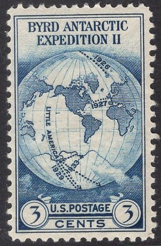 5 BYRD 1933 ANTARCTIC EXPEDITION - Issued in 1933 by the Post Office with gum - Quantity available.