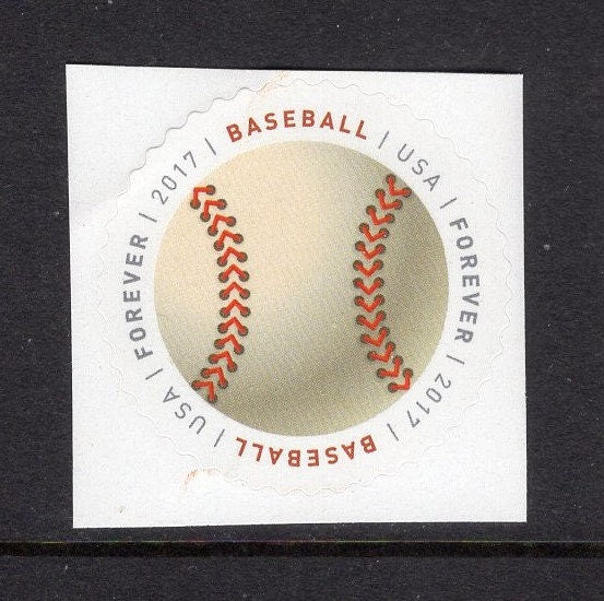 10 BASEBALL FIRST CLASS Rate Sports Balls Round Unused Fresh Bright Postage Stamps - Stock# 5207 