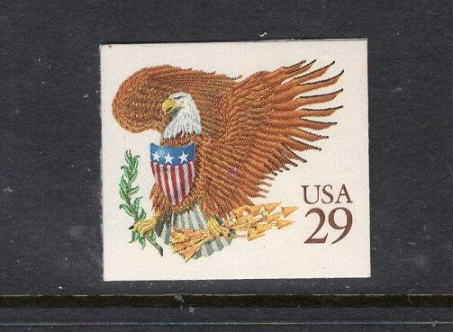 9 EAGLE and American Shield Fresh, Bright Unused US Postage Stamps - Vintage 1992 - Stock# 2595 2596 2597 ping