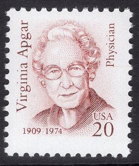 9 Dr. VIRGINIA APGAR Unused Fresh Bright US Postage Stamps Quantity Available - Vintage 1994- Stock# 2179 ping