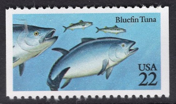 15 GAME FISH (5 different) 3 each Mint NH -Unused Fresh, Bright Usa Postage Stamps - Vintage 1986 - Stock# 2205-09 - Free Domestic Ship