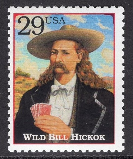 6 WILD WEST LEGENDS Oakley Hickok Buffalo Bill Earp Bright Fresh Mint Unused Usa Postage Stamps- Vintage 1994