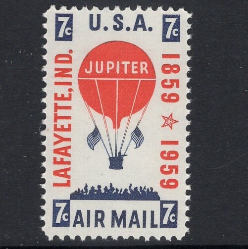 20 BALLOON BALLOONING JUPITER of 1859 Flag 7c Postage Stamps Never Hinged USa Stamps - Vintage 1959 - Quantity Available 