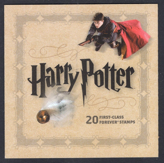 HARRY POTTER BOOKLET of 20 Different Scenes - Unused Bright Fresh USa Postage Stamps - Vintage 2013 - Stock# 4825 Bk 