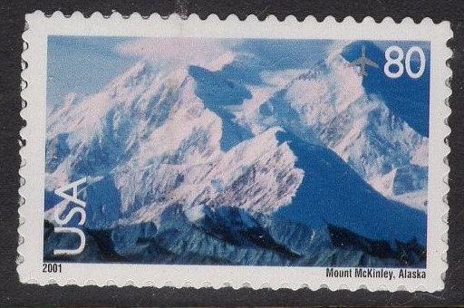 5 Mt McKINLEY NATIONAL PARK Alaska Usa Landscapes Stamps - Unused, Fresh, Bright - Vintage 2009 - Stock# C137 SNG