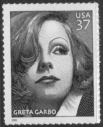 5 GRETA GARBO HOLLYWOOD Actress Swedish Legend Self-adhesive 37c Stamps - Vintage 2005 