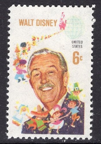 20 WALT DISNEY HIMSELF! Parade of Children Unused Fresh Bright Usa Postage Stamps Quantity Available -Vintage 1968