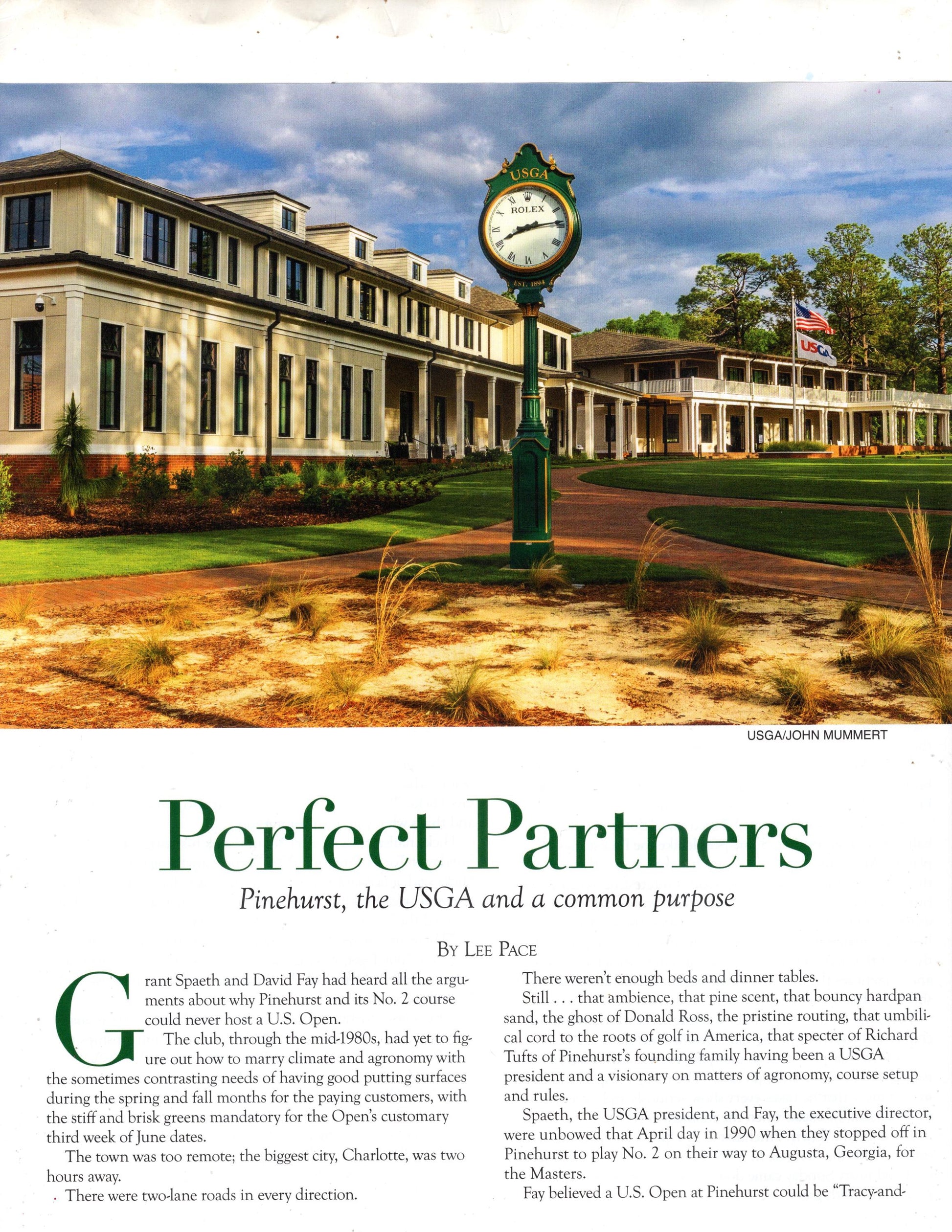 PINEHURST 2024 US OPEN Fabulous "PineStraw" Magazine Golf 12 Stories Golf Photos Golf Ads Fold-Out Cover 180 pages FreeUSA Ship