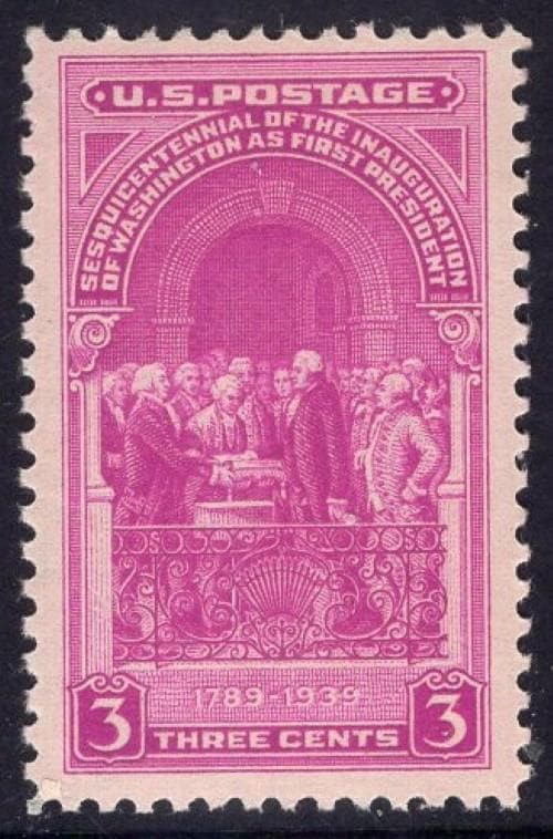 1939 INAUGURATION COMMEMORATING WASHINGTON "25 Mint Stamps" Bright Fresh Usa Classic Postage- Vintage 1939- December 24th Free Domestic Ship