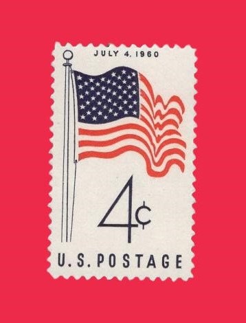 10 FLAG 49 STARS - USA Postage Stamps - Unused, Bright and Post Office Fresh - Issued in 1960 - s1153 -