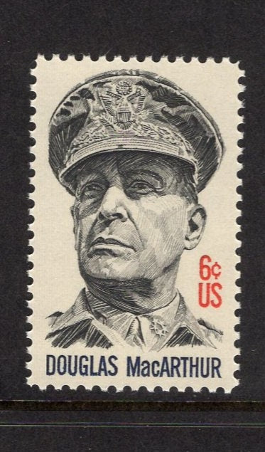 10 GENERAL MacARTHUR WAR ARMY USA Stamps - Unused, Bright, Post Office Fresh - Issued in 1971 - s1424 -