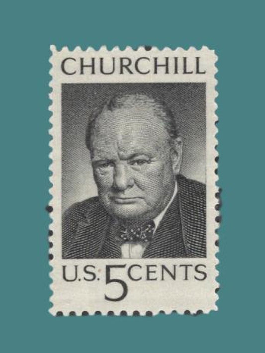 10 Winston Churchill British Statesman World War II - Bright US Postage Stamps - Issued in 1965 - s1264 -