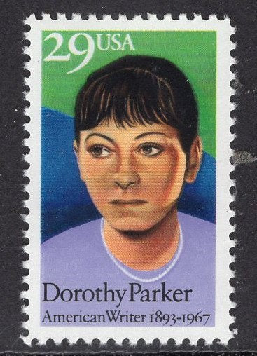10 DOROTHY PARKER Writer Humor Unused Fresh Bright US Postage Stamps – Quantity Available - Issued in 1992 - s2698 -