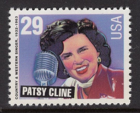 5 PATSY CLINE Country Music Legend Mint Unused US Postage Stamps - Issued in 1993 - s2772 -