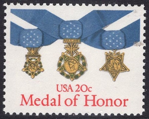 10 MEDAL of HONOR Congressional Unused Fresh Bright US Postage Stamps - Issued in 1983 - s2045 -