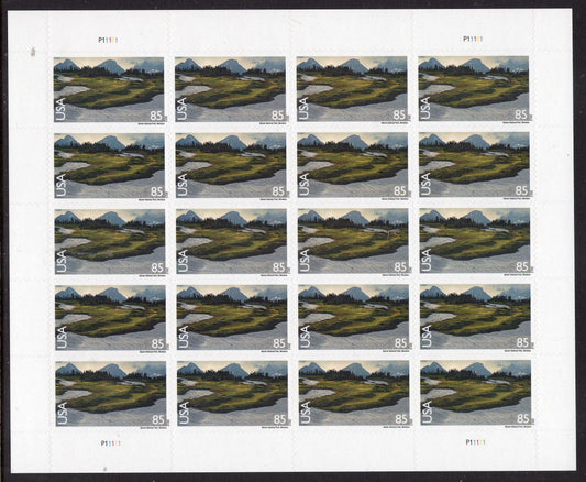 GLACIER NATIONAL Park MONTANA Scarce 85c Self-adhesive High Value Fresh Bright Postage Stamps - Issued in 2012 -